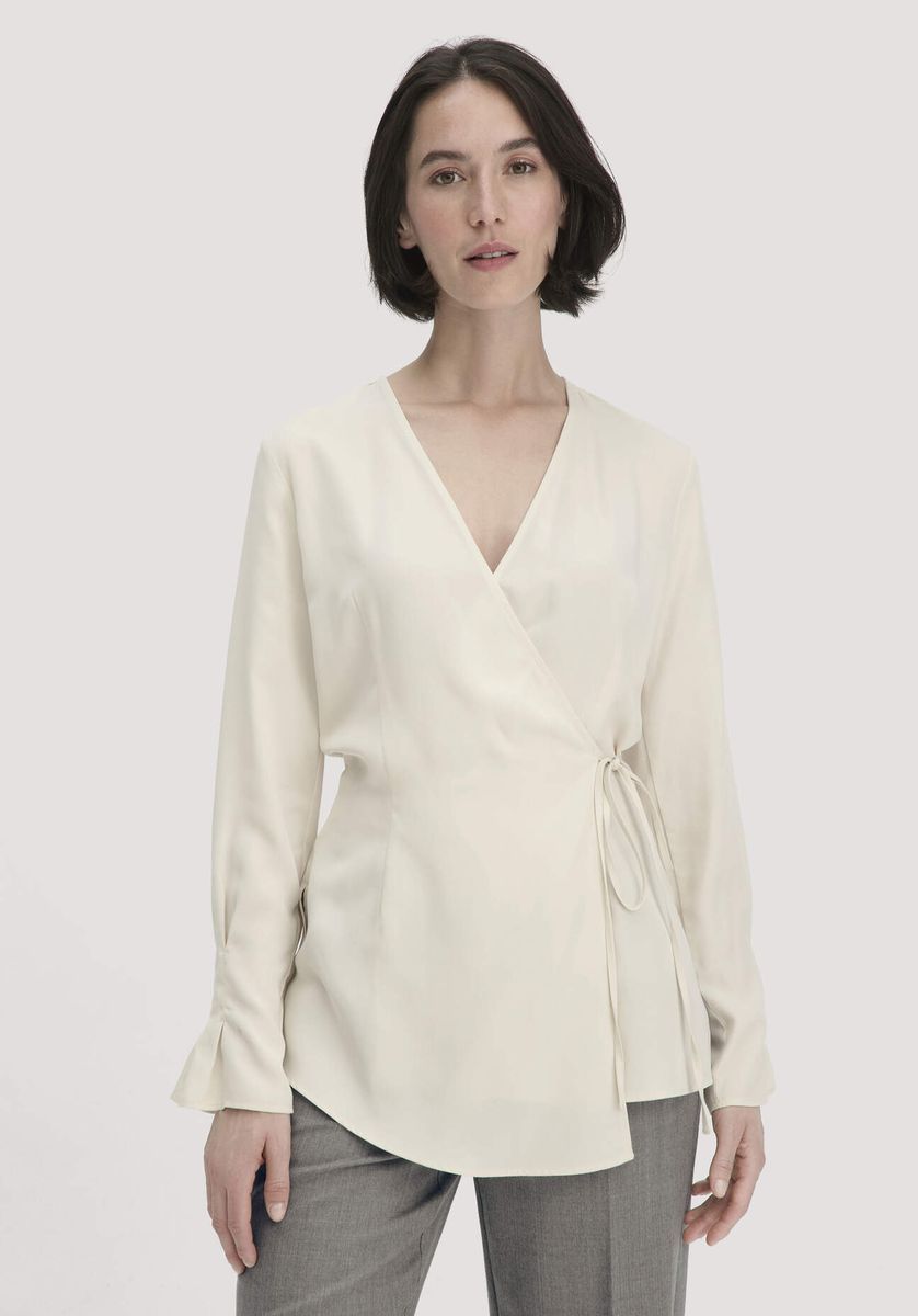 Elegante Wickelbluse aus TENCEL