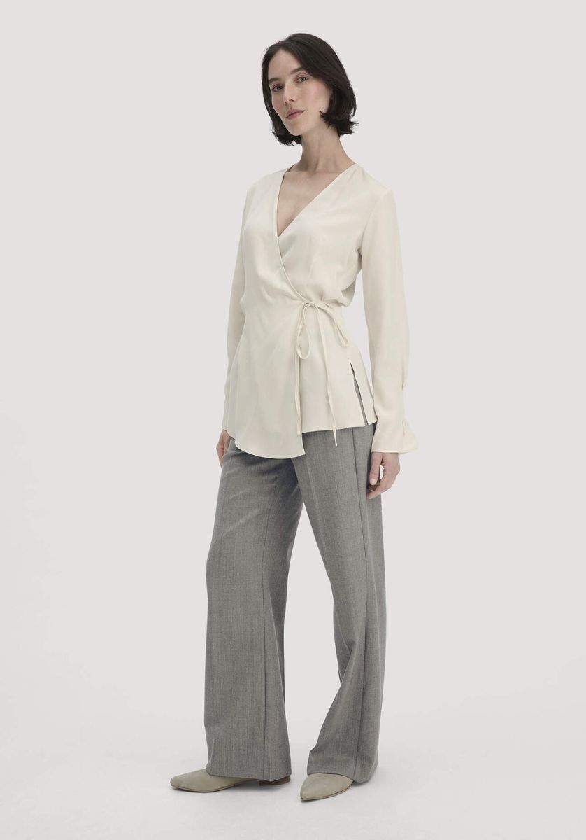 Elegante Wickelbluse aus TENCEL