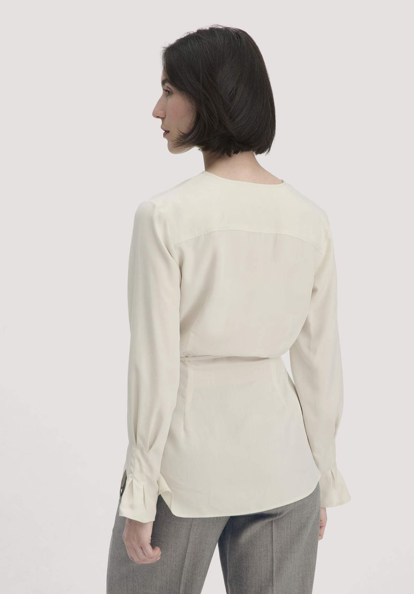 Elegante Wickelbluse aus TENCEL