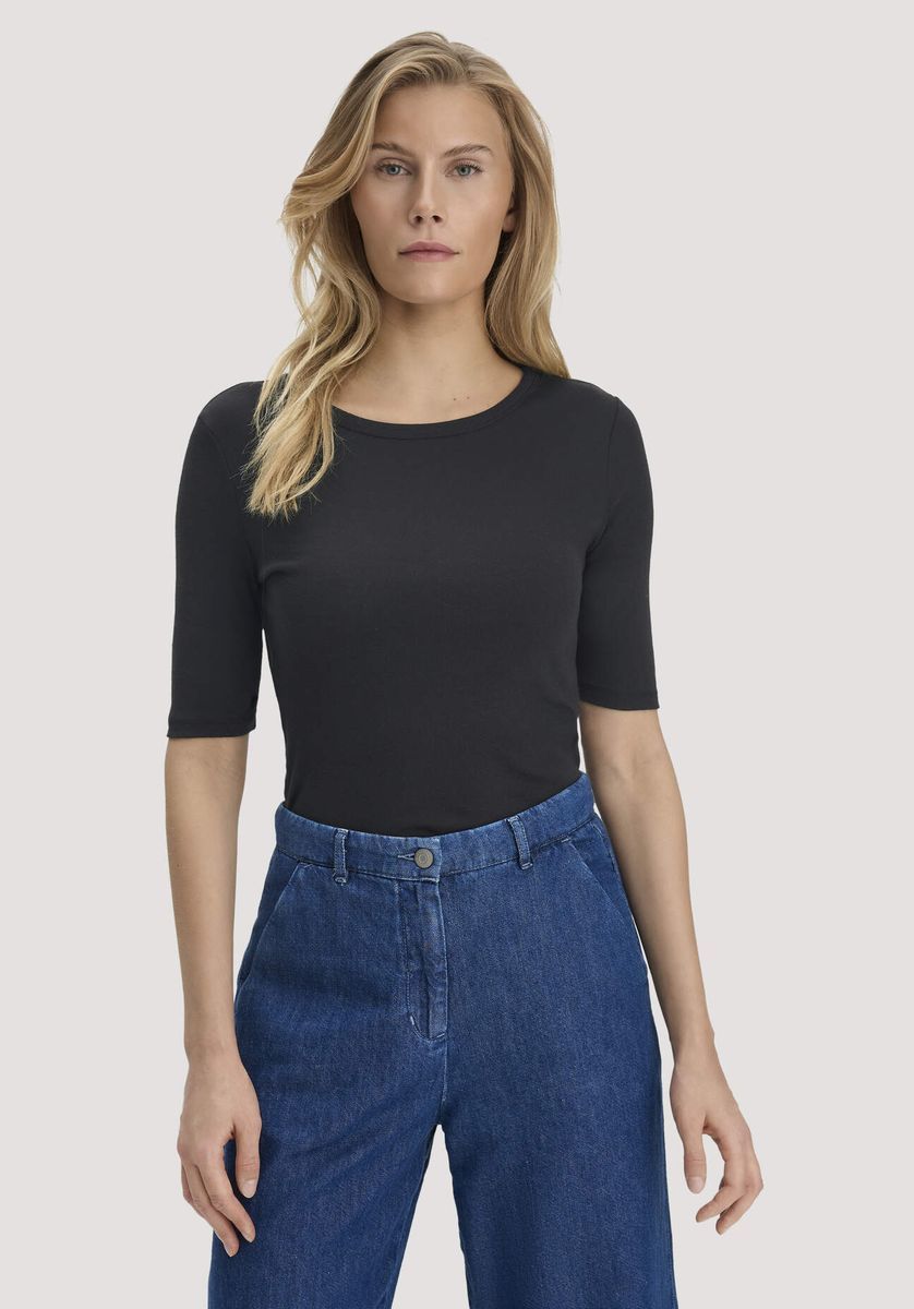 Figurbetontes Halbarmshirt aus Softripp