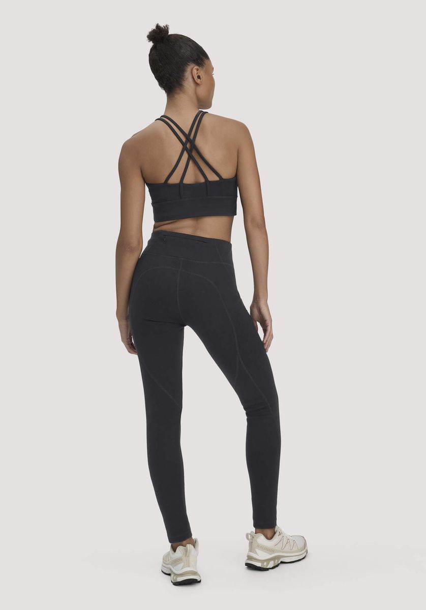 Funktionale Leggings aus Merinowoll-Mix