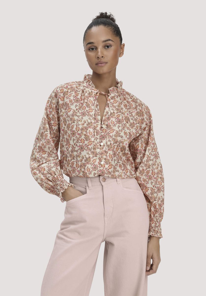 Paisley-Print Bluse aus Bio-Baumwolle