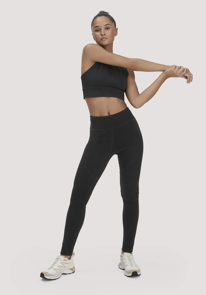 Sport-Bustier mit hohem Ausschnitt
