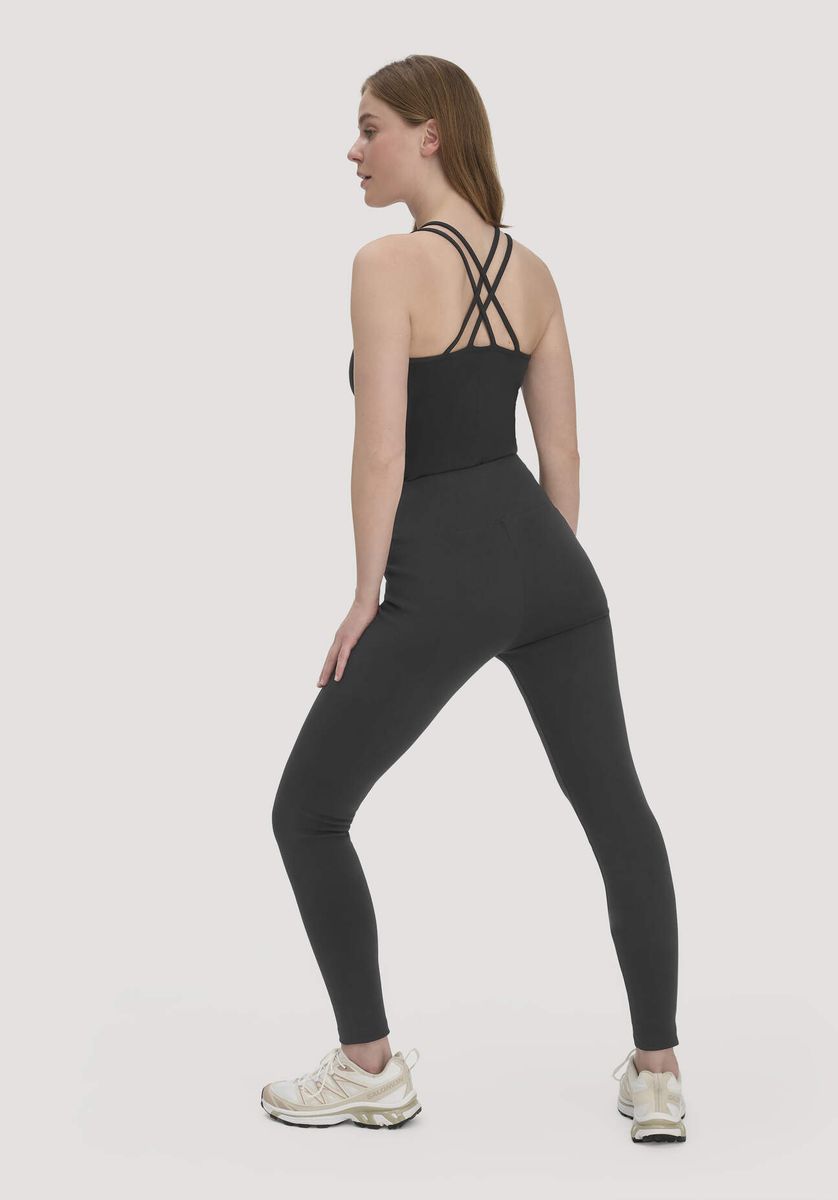 High-Waist-Leggings aus Bio-Baumwolle