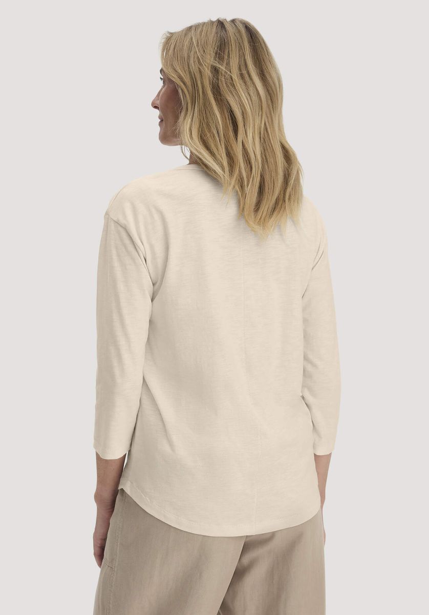 Lockeres Slub-Longsleeve aus Bio-Baumwolle