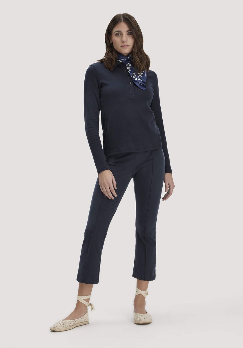 Schmal geschnittene Jersey-Culotte