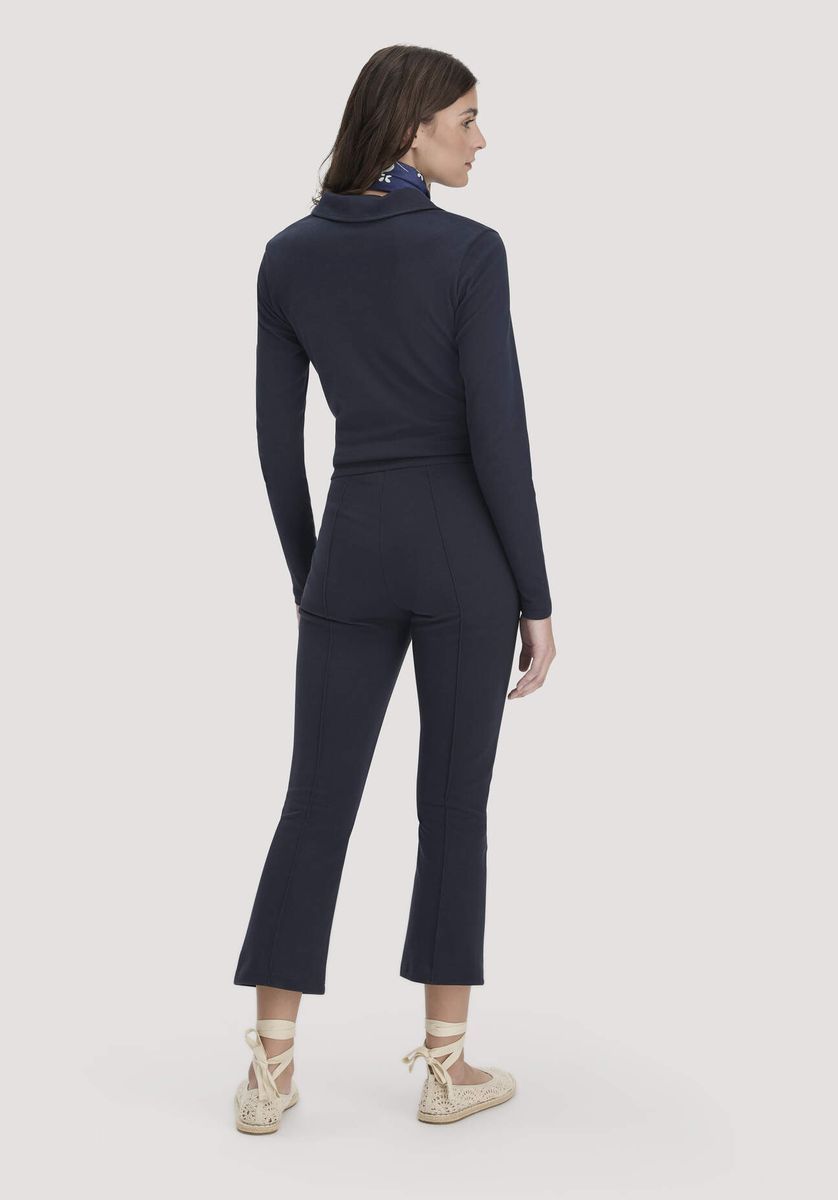 Schmal geschnittene Jersey-Culotte