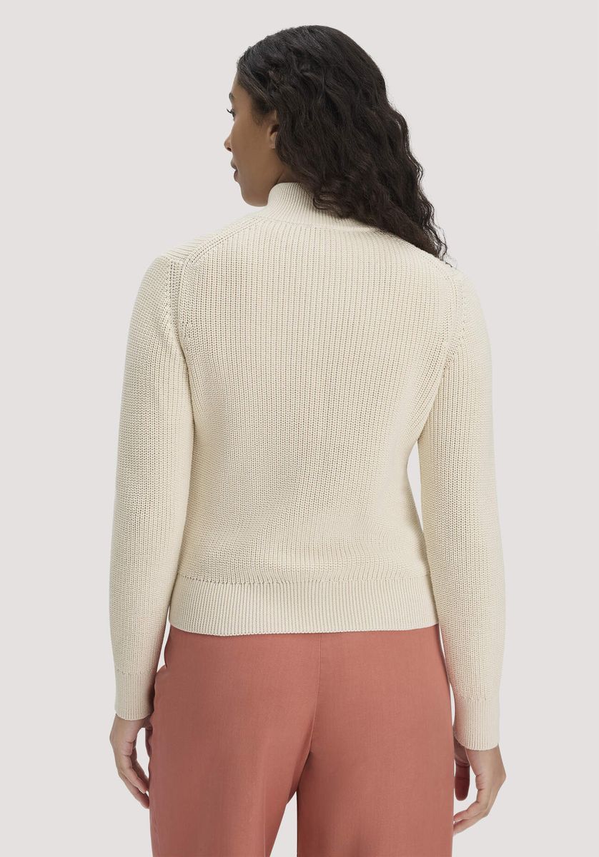 Rippstrickjacke aus Bio-Baumwolle