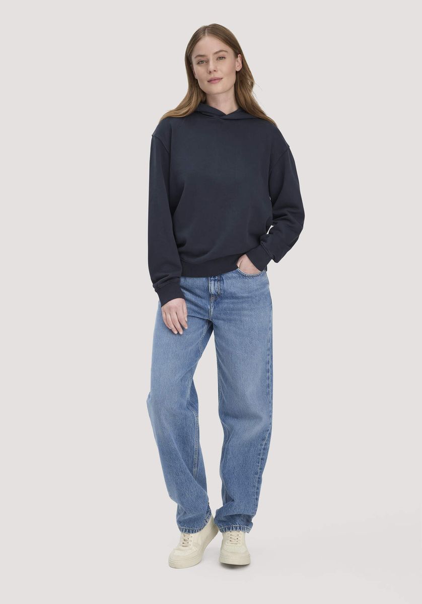 Minimalistischer Relaxter Bio-Baumwoll-Hoodie