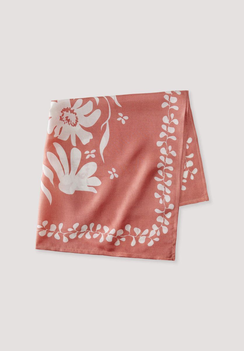 Seidentuch mit Blumenprint
