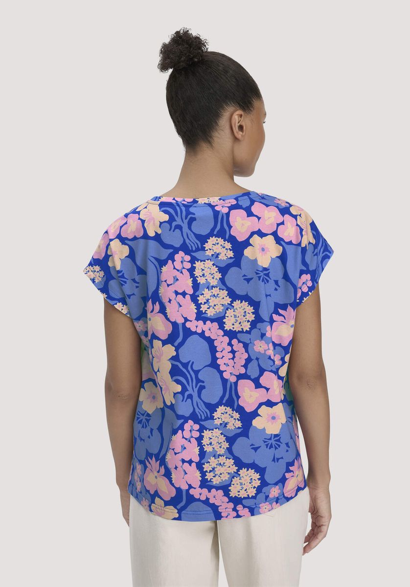 Oversize-T-Shirt mit Seerosen-Grafik