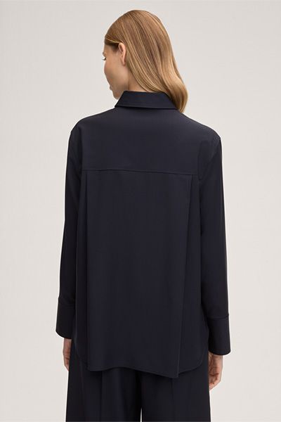 Hemdbluse aus reiner Schurwolle