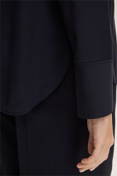 Hemdbluse aus reiner Schurwolle