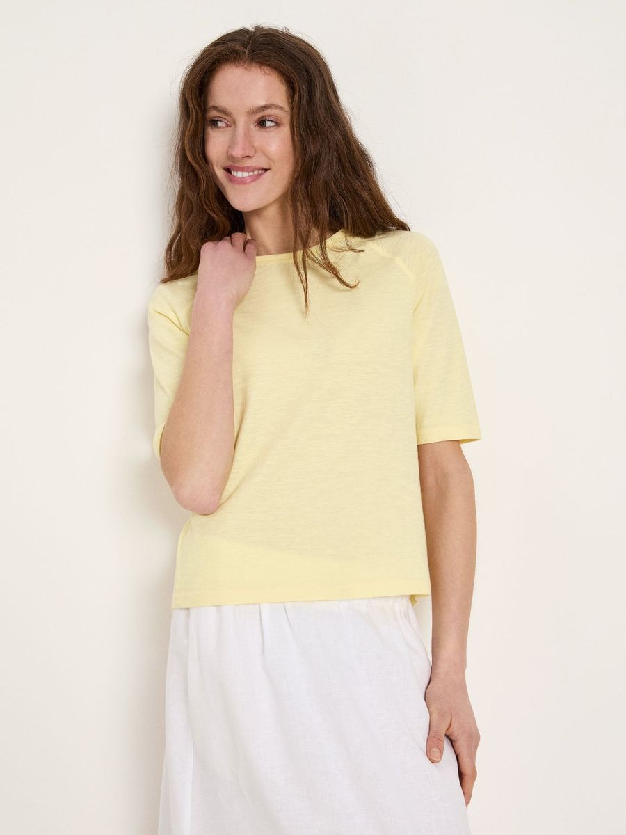 Klassisches Raglan-Shirt aus Bio-Baumwolle