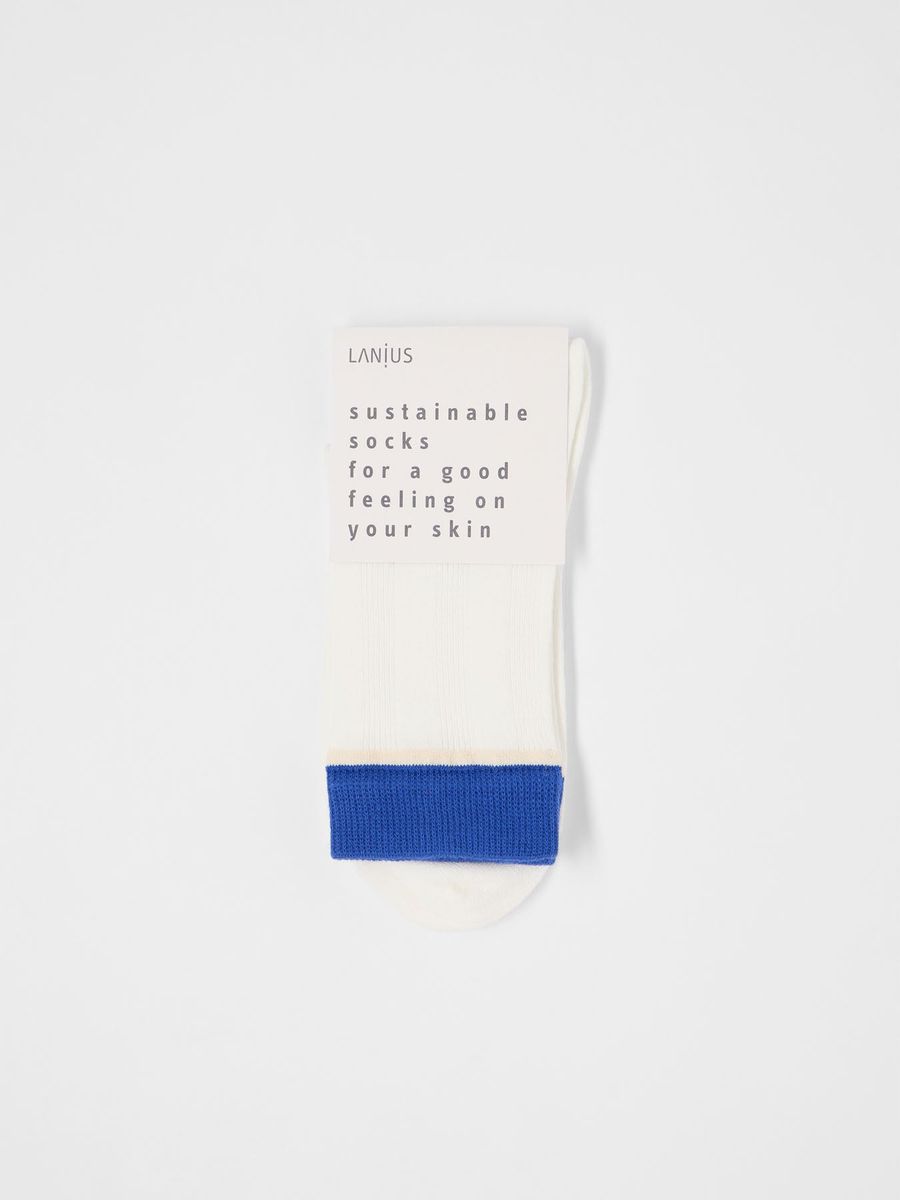 Farbblock-Socken aus Bio-Baumwolle