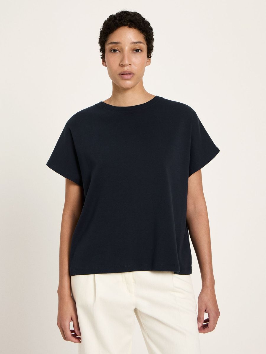 T-Shirt mit überschnittener Schulter