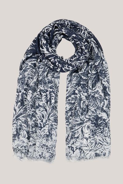 Modal-Schal mit botanischem Print