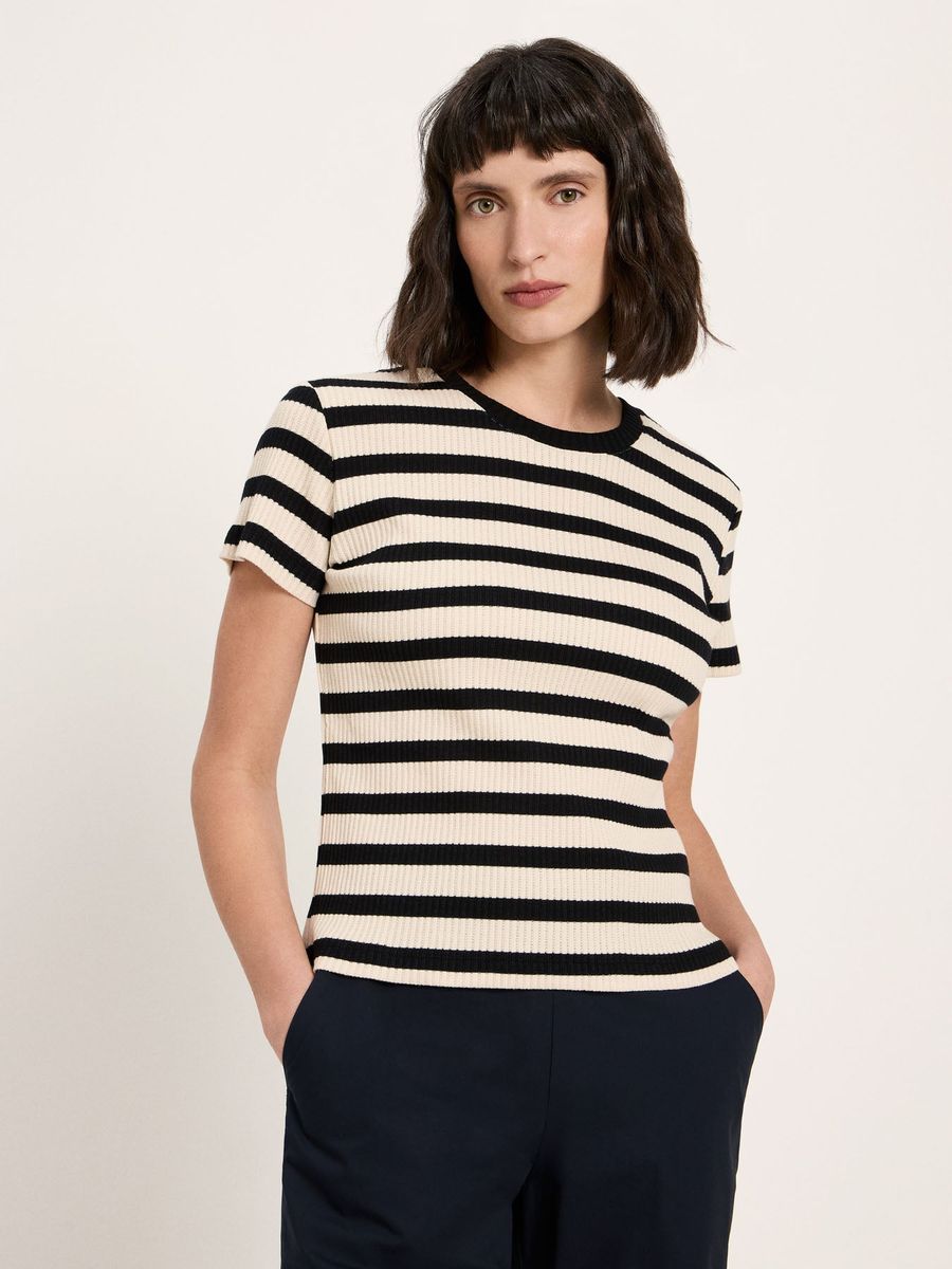 Gestreiftes Shirt aus Bio-Baumwolle