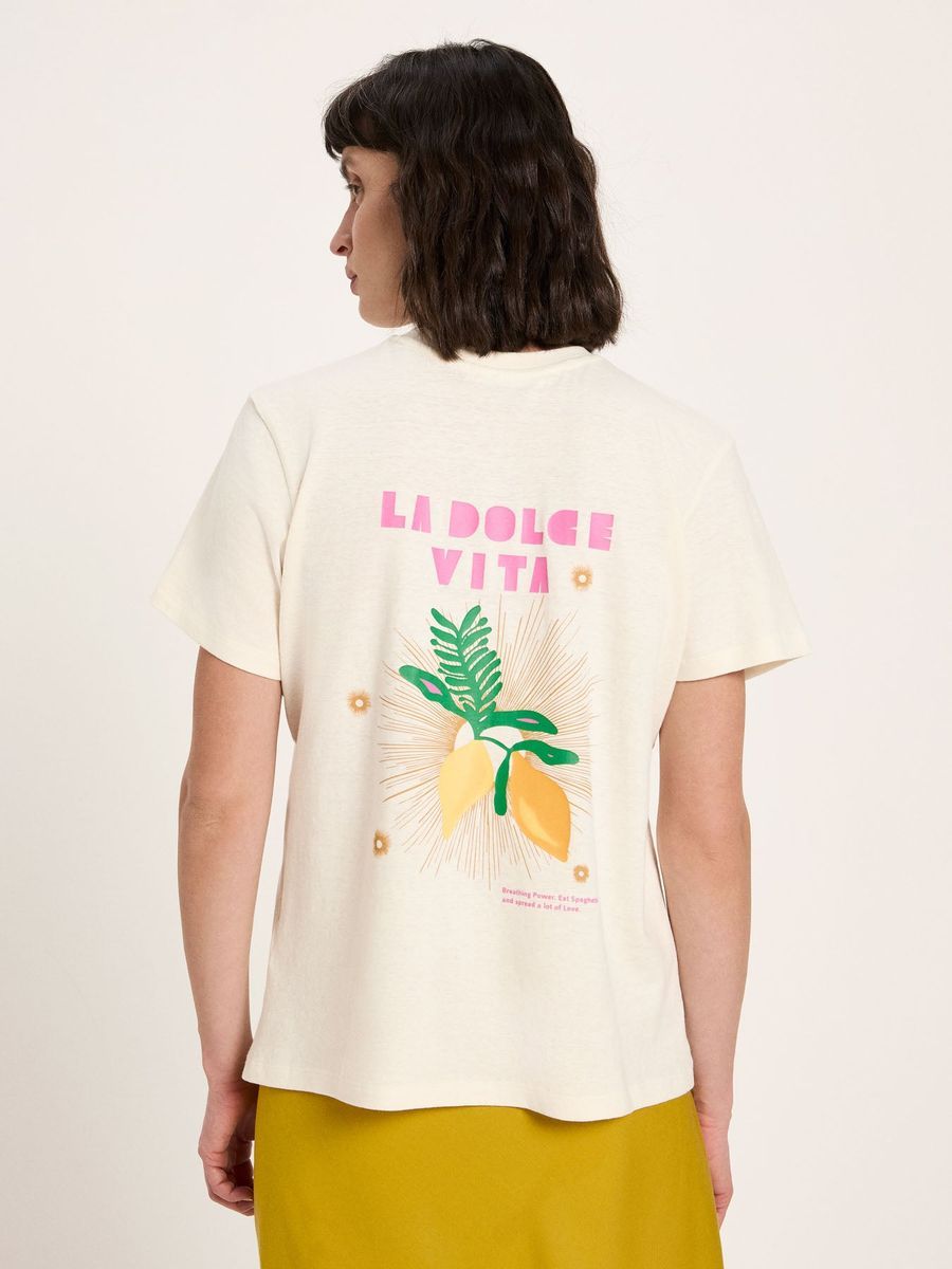 Grafik-T-Shirt La Dolce Vita