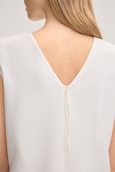 Minimalistisches Ärmelloses Crepe-Etuikleid