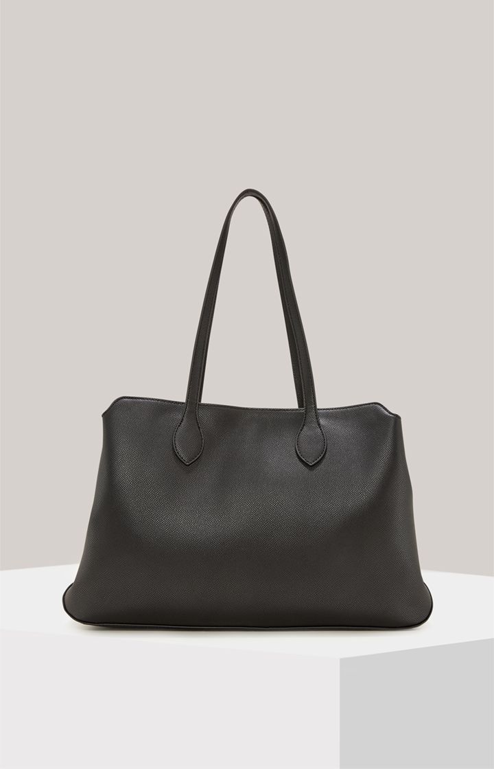 Shopper aus genarbtem Kunstleder
