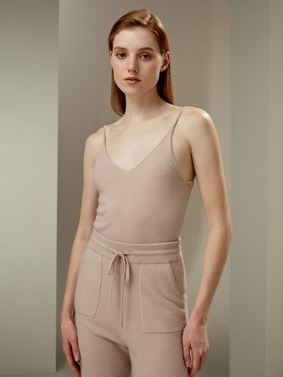 Elegantes Camisole aus reinem Kaschmir