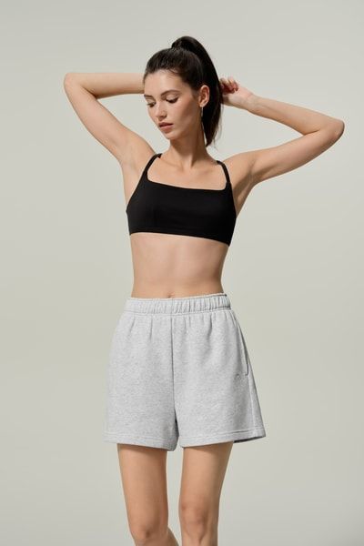 Atmungsaktive Sweat-Shorts in Relaxed-Fit