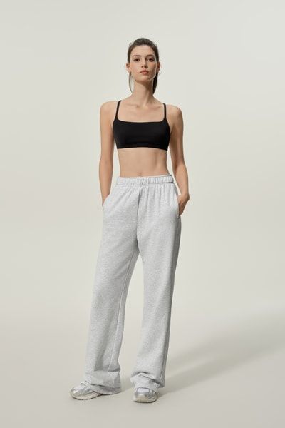 Loungehose mit geradem Bein
