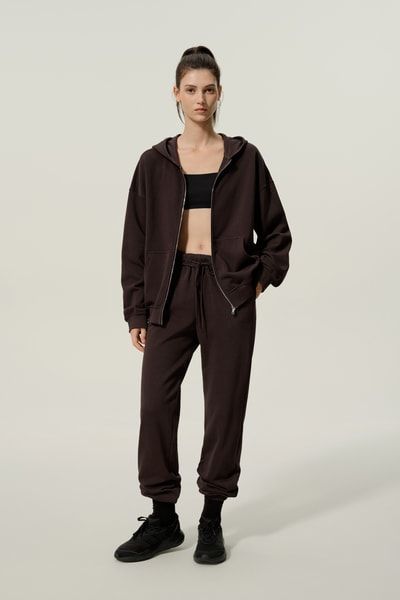 Minimalistischer Oversize-Zip-Hoodie