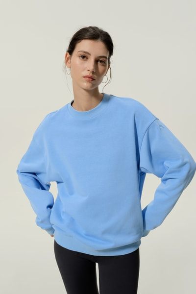 Weicher Rundhalspullover in Relaxed Fit