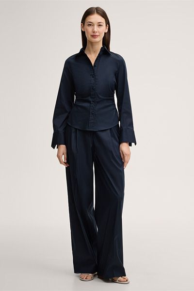Marlene-Hose mit hohem Bund