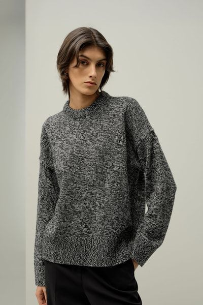 Oversize-Pullover aus Wolle-Kaschmir-Mix