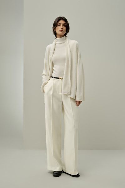 Luxuriöser Oversize-Kaschmir-Wickelcardigan