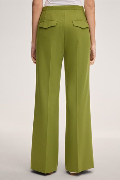 Elegante Marlenehose aus Crepe