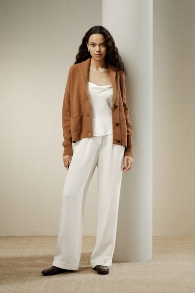 Weiche Strickjacke mit Schalkragen