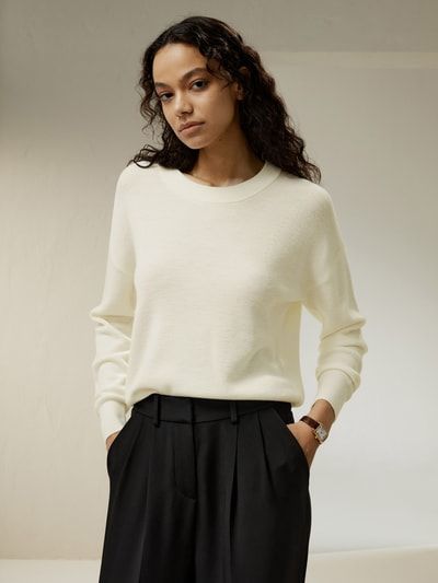 Pullover aus ultrafeiner Merinowolle