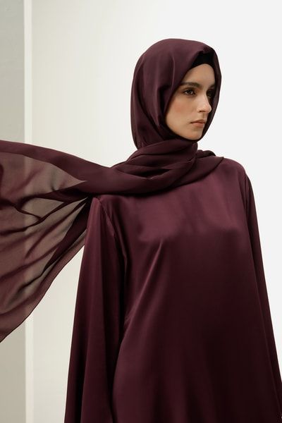 Eleganter Seiden-Chiffon Hijab
