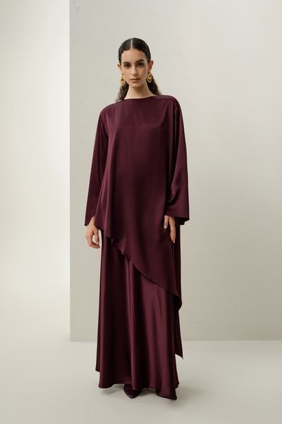 Eleganter Maxi-Rock aus Seidencharmeuse