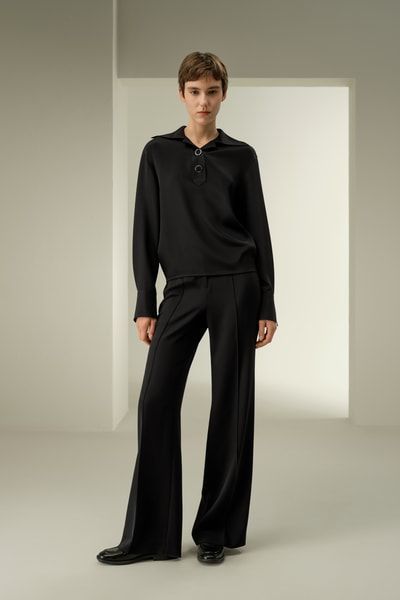 Luxuriöse Seiden-Popover-Bluse