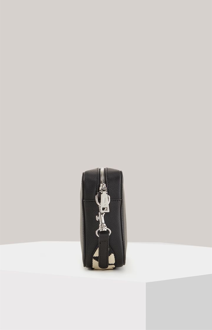 Genarbte Kamera-Tasche mit Logo-Riemen
