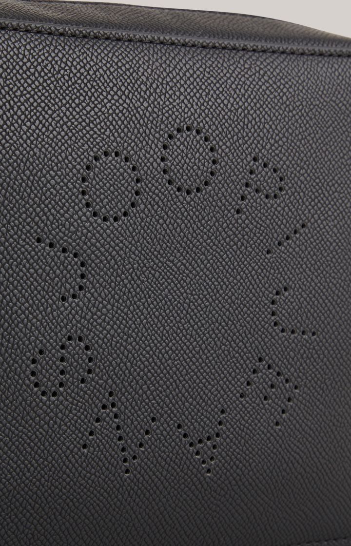 Genarbte Kamera-Tasche mit Logo-Riemen