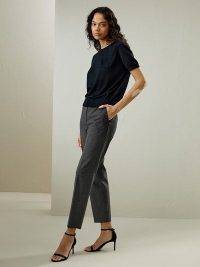 Elegante italienische Merinowoll-Hose