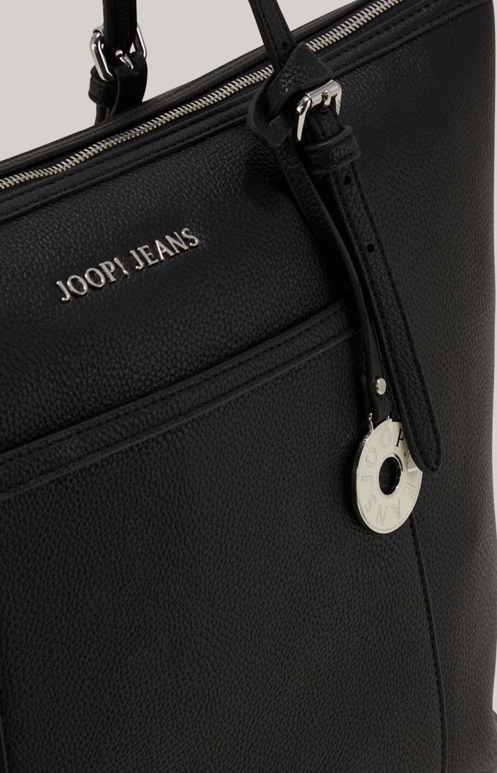 Eleganter Shopper aus genarbtem Kunstleder