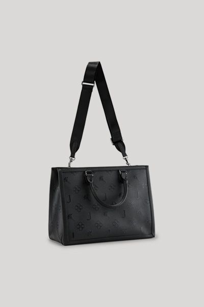 Henkeltasche mit Logo-Prägung