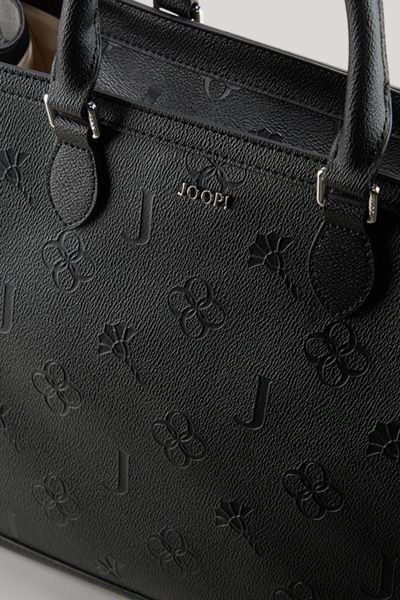 Henkeltasche mit Logo-Prägung