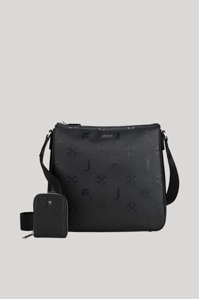 Crossbody-Tasche mit Logo-Prägung und Pouch
