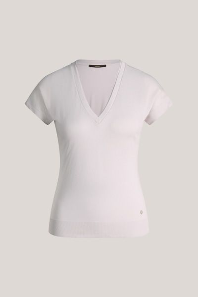 Minimalistisches Top mit V-Ausschnitt