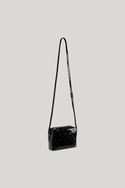 Glänzende Kamera-Tasche mit Logo-Prägung