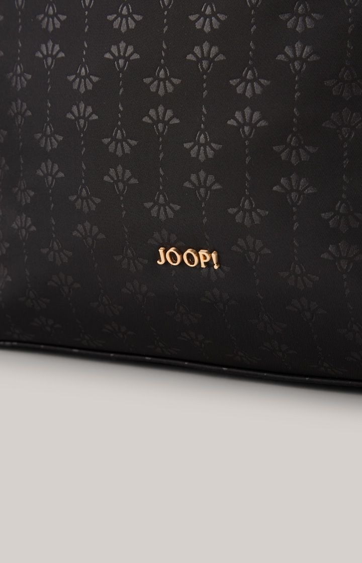 Nylon-Hobo-Tasche mit Logo-Muster
