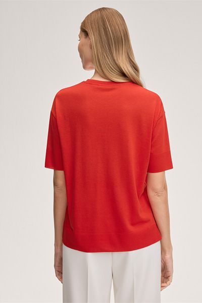 Fließendes Lyocell-Baumwoll-Strickshirt